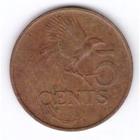 Тринидад и Тобаго 5 центов 1984. Возможен обмен