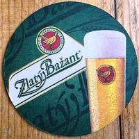 Подставка под пиво Zlaty Bazant No 4