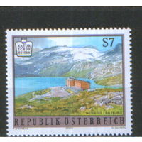 Полная серия из 1 марки 2000г. Австрия "Живописные красоты Австрии" MNH