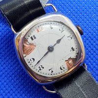 Часы Minerva Swiss серебро 800пр. редкие швейцарские часы на полном ходу, по клейму ранняя Minerva. Распродажа личной коллекции часов