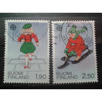 Финляндия 1989 Европа, детские игры Полная серия