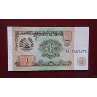 1 рубль, Таджикистан 1994 г., UNC