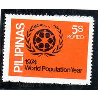 Филиппины. Год народонаселения. 1974.