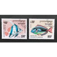 Камбоджа 1995 /Фауна. Рыбы. 2 марки из серии