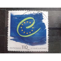 Германия 1999 эмблема Евросоюза Михель-1,1 евро гаш.