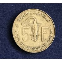 Западная Африка 5 франков 1984
