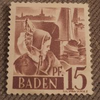 Германия 1947. Баден. Французская зона оккупации