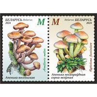 2024г Беларусь MNH  СЦЕПКА "Грибы-двойники"