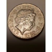1 фунт Великобритания 2012