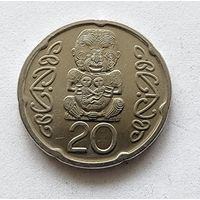 Новая Зеландия 20 центов, 2008