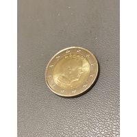 Монако 2 евро 2021 г. Монета из ролла.