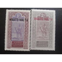 Верхняя Вольта фр. колония 1920 надпечатка верблюд