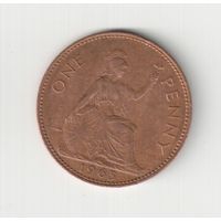 1 пенни Елизаветы 1963 года  14
