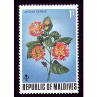 1 марка 1973 год Мальдивы 487