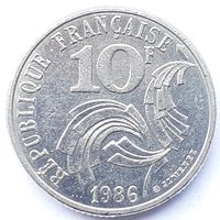 Франция 10 франков, 1986 (3-1-13)