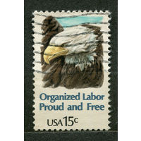 Белоголовый орел. День труда. США. 1980. Полная серия 1 марка