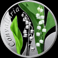 Ландыш (Convallaria) ("Красота цветов") 10 рублей 2013 года