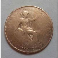 1 пенни, Великобритания 1916 г., Георг V