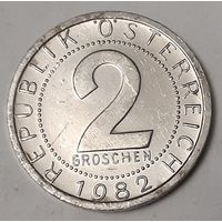 Австрия 2 гроша, 1982 (7-1-4)