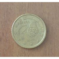 Испания - 50 евроцентов - 2000