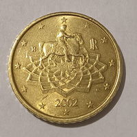 50 евроцентов, Италия 2002 г