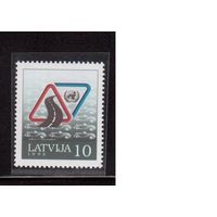 Латвия-1995 (Мих.393)  ** , ООН, Автомобили