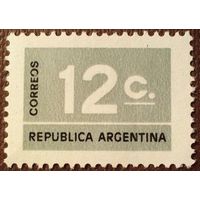 Аргентина 1976. Стандарт. Марка из сери