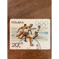 Польша 1967. Олимпийские игры. Бег. Марка из серии