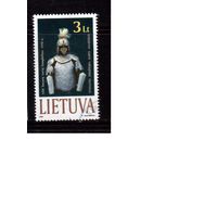 Литва-1999 (Мих.713) , гаш. , Рыцарские доспехи