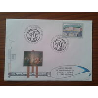Италия 2007 конверт СГ, музей прошло почту