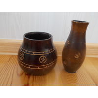 Ваза CCCР, деревянная ваза