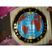 Наклейка "IPA" международная полицейская ассоциация (большая)