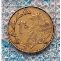 Намибия 1 доллар 1993 года. Орел. Герб Намибии. Новогодняя распродажа!!!