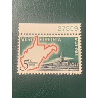 США 1963. 100 летие штата Западная Вирджиния. Полная серия