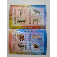 Блок марок Фауна Африка