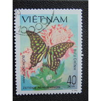 Вьетнам 1980 г. Бабочки.