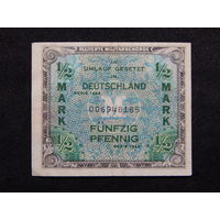 Германия 1/2 марки 1944г.