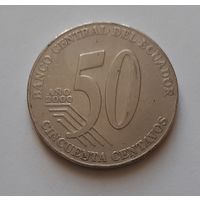 50 сентаво 2000 г. Эквадор