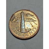 Барбадос 5 центов 2005 года