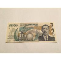 10000 песо 1989 с рубля