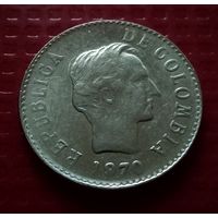 Колумбия 20 сентаво 1970 г. #30541