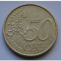 Германия, 50 евроцентов 2002 г. (G)