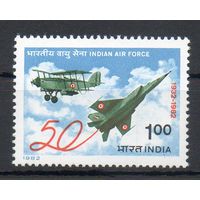 50 лет ВВС Индии 1982 год серия из 1 марки