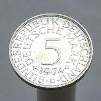 ФРГ 5 марок 1974 D