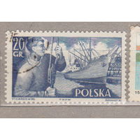 Флот корабли Польша 1956 год лот 1022 цена за 1 марку
