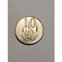ЮАР  10 центов 1975 года