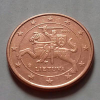2 евроцента, Литва 2015 г., AU