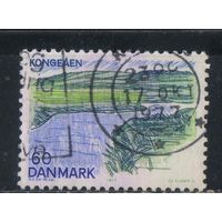 Дания 1977 Датские регионы (IV) Водоток Конгеа в Южной Ютландии #641