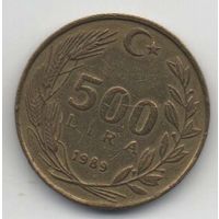 500 лир 1989 Турция