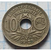 Франция 10 сантимов, 1923       ( 3-8-2 )